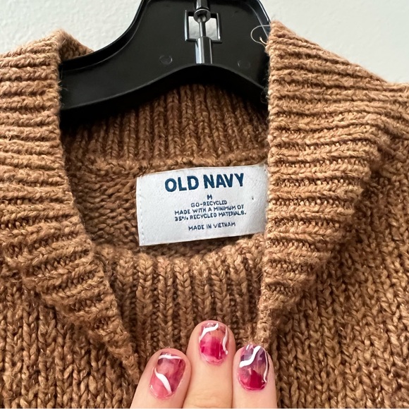 Old Navy | Mock Neck Brown Sweater Sz M - Picture 4 of 5